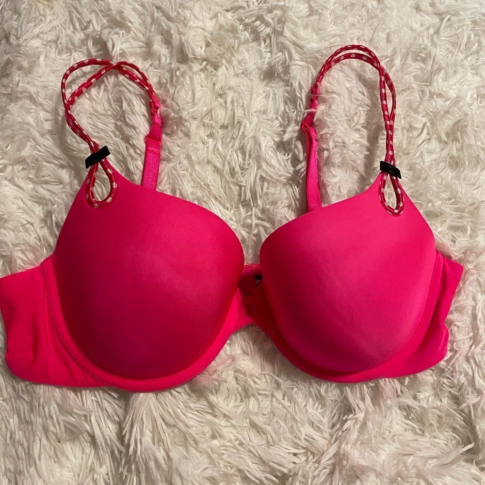Victorias Secret 38C Hot Pink Bra/Swim Top